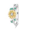 New 925 Silver Twelve Constellation Series Zircon Ring For Women Fit Wedding Party Jewelry Gifts