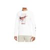 Nike Alphabet Logo Print Crew Neck T-Shirt Men Tops White DR8075-100