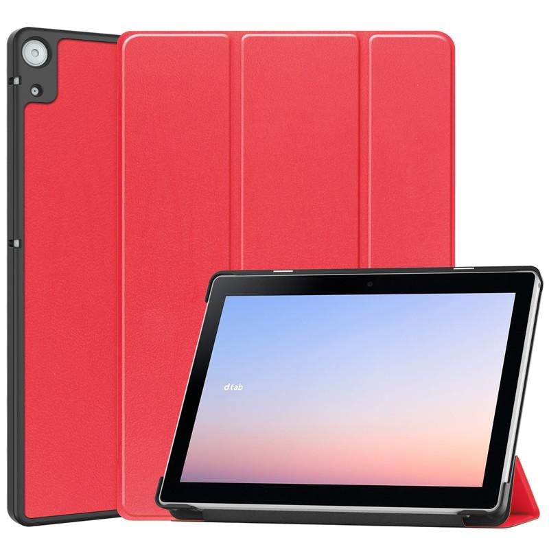 Tablet Case For Funda Docomo Dtab D-51c 2022 Case 10.1 Inch Folding Stand Smart Tablet Shell For Docomo Dtab D-51c Cover Auto Sleep/wake
