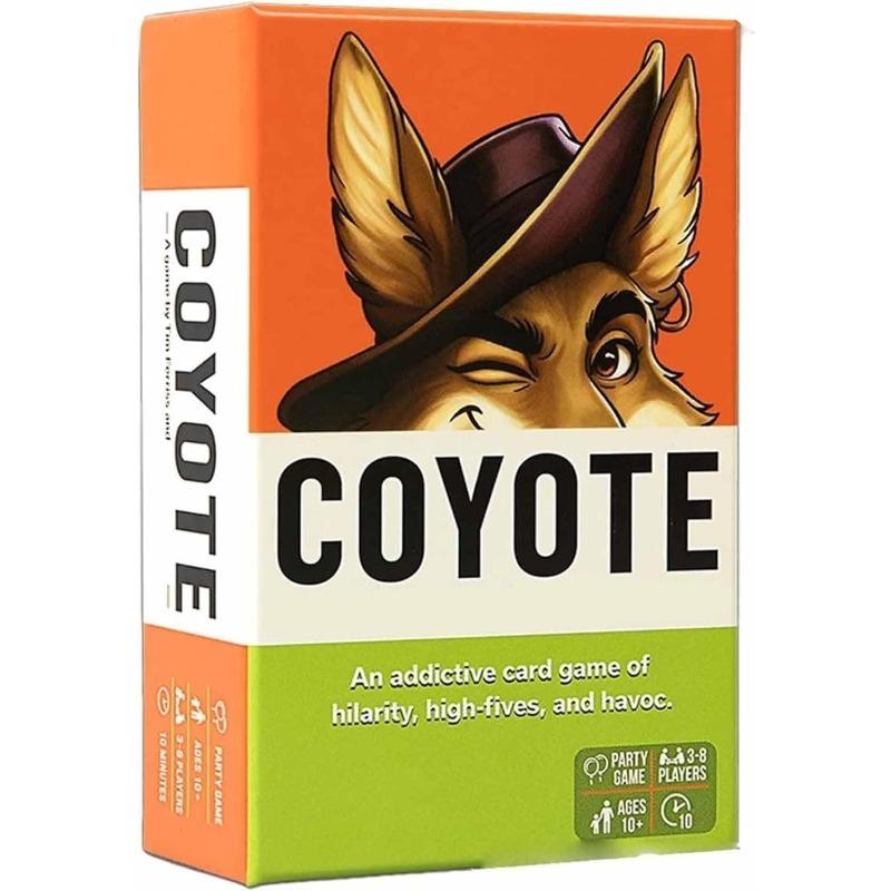 Coyote-spillet, Coyote-festspill, Actionfylte festkortspill, Fullt av high fives og kaos, for venner, tenåringer og voksne familiespillkveld