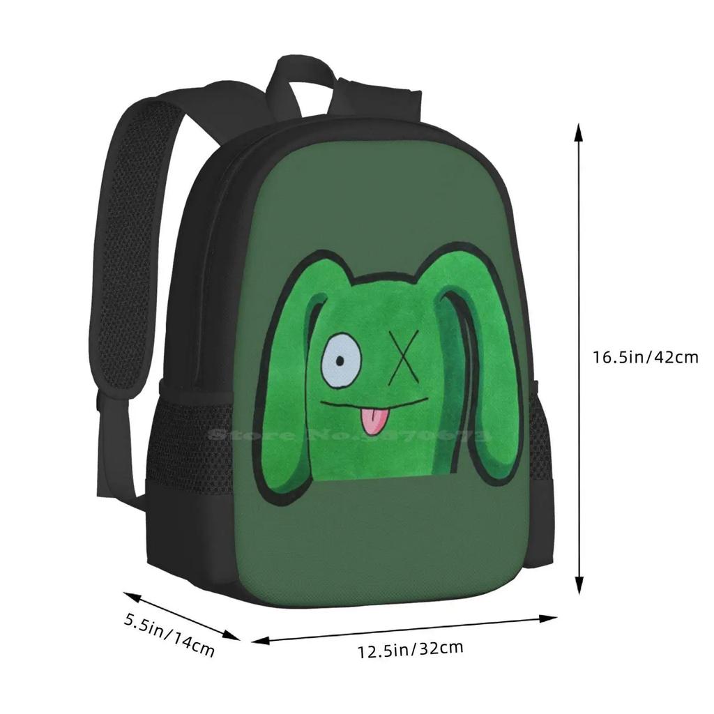 Uglydolls' Ox School Bags Travel Laptop Backpack Ox Uglydolls Marker Green Cute Kawaii