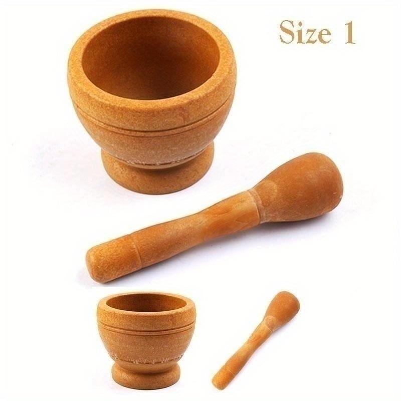 

Resin Mortar Pestle Set Garlic Herb Spice Mixing Grinding Crusher Bowl Restaurant Kitchen Tools KTJ 1