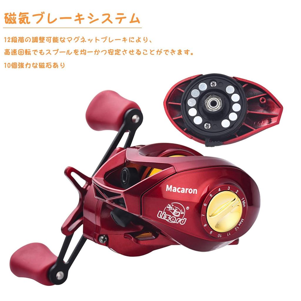 CHANGSHENG Bait Reel Fishing Reel Bait Finesse Reel Shallow Groove Spool Ultra Light Aluminum Alloy Spool Strong Magnetic Brake For Sea