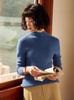 Premium Autumn/Winter Cashmere Knit Top: Soft, Smooth, Half-High Collar Sweater