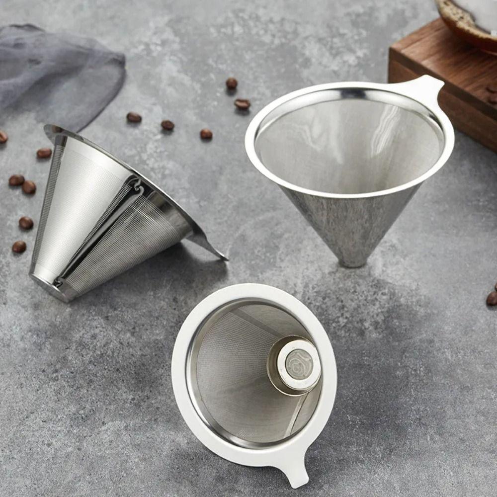 Paper Free Stainless Steel Coffee Dripper Hand Dripping Coffee Maker  Hand Drip Coffee