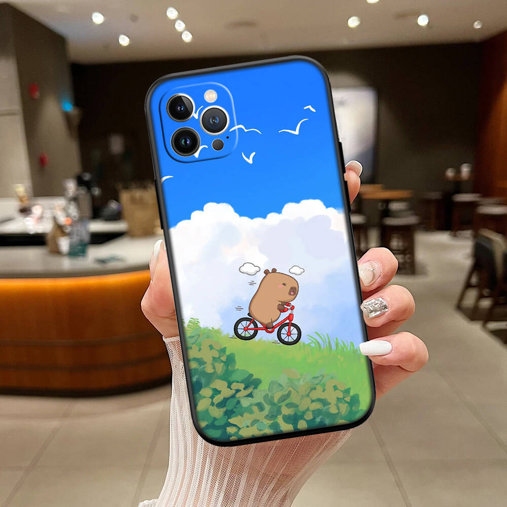 Cartoon Capybara Case for Samsung Note 20 10 S25 Plus Ultra Lite FE A11 A26 A51 A52 A53 A56 A70 A71 A72 A73 M20 M30 M21 M31 M51