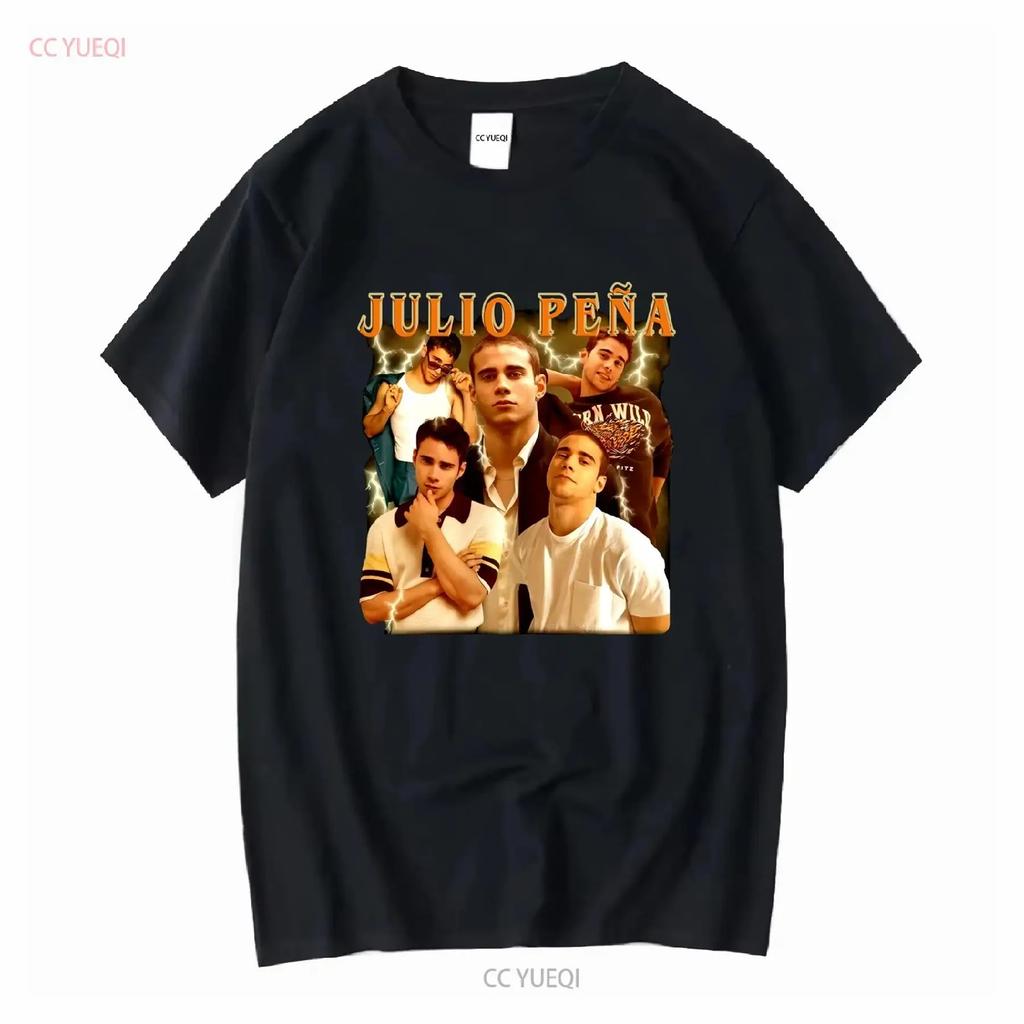 Julio Peña Vintage Bootleg T Shirt Manuel Gutiérrez Quemola vintage Washed Breathable Unisex Slightly Soft Casual Versatile