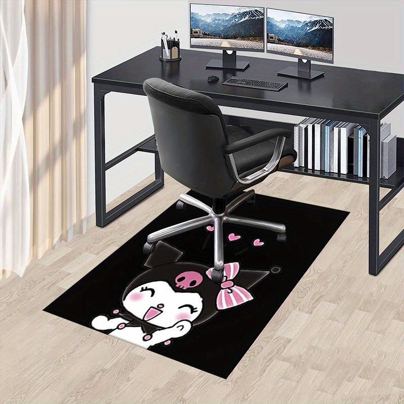 

1pc Sanrio Kuromi Mermaid Printed Office Carpet Rectangle Rug Under The Table,Perfect Room Decor for Living Room, Bedroom, Kitchen, Non-slip Floor Mat 60cm by 90cm