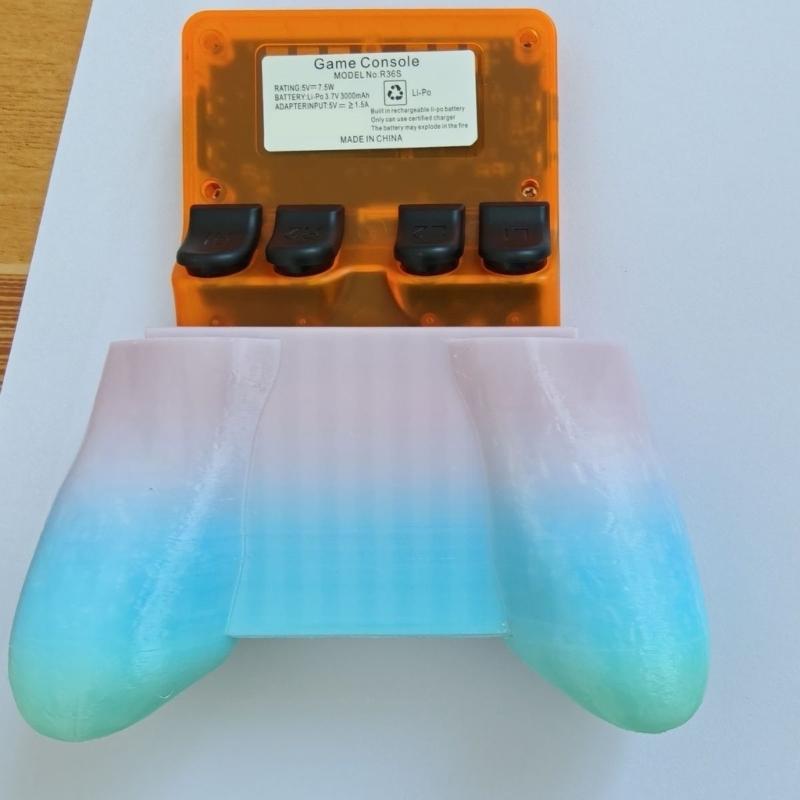 Gaming Accessories for R36S Plastic Grip Handle Controller Grip Handle Portable Ergonomic Holding Handle Gradient Color