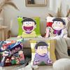 Anime M-Mr. Osomatsu-S Throw Pillow Covers Pattern Cushion Cover Suitable For Sofa Bedroom Car Pillow Cover