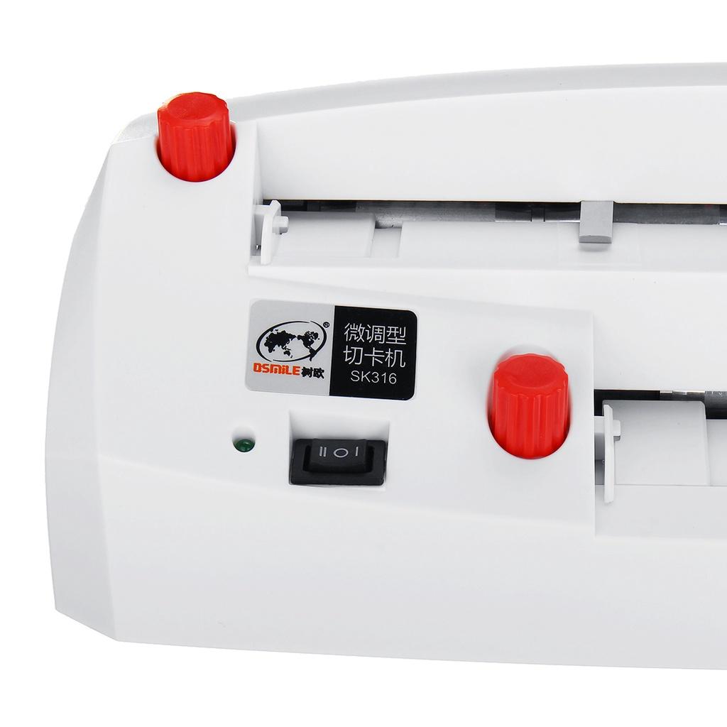AC220V-240V SK316 20W Name Card Cutter New Automatic Name Card Slitter Business Card Cutting Machine