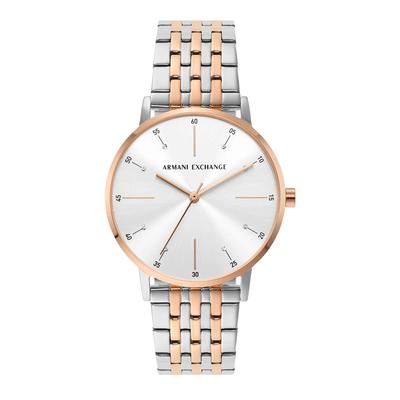 Analog Silver Dial Ladies Watch Two Tone T-SERIES