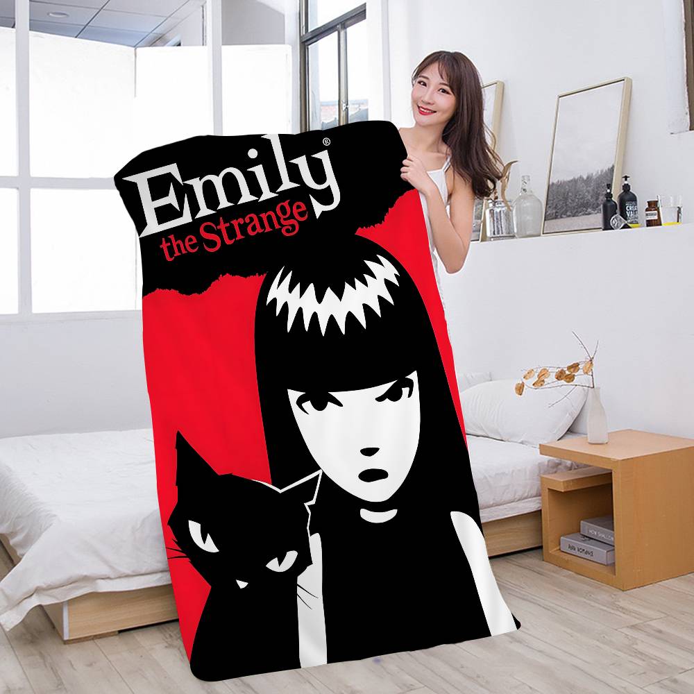 Anime Poster E-Emily HD Anime Microfiber Beach Towel Absorbent Quick dry Soft Yoga Swimming Resort Mountain Climbing Towel