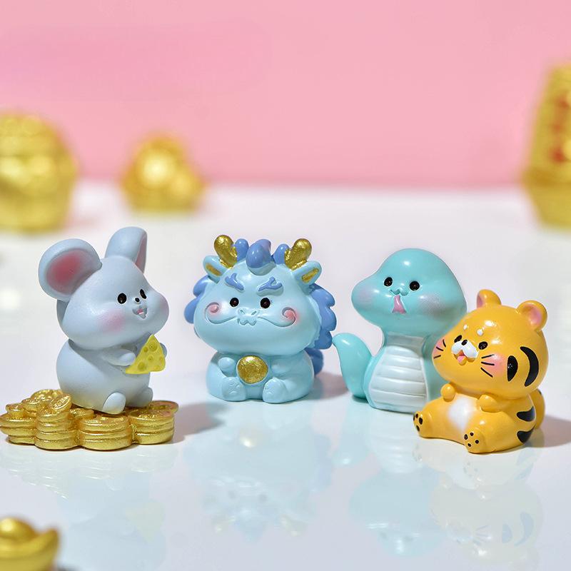 

Micro-landscape BonsaiTwelve Chinese Zodiac Colored Resin Decorative Handicrafts No. 8