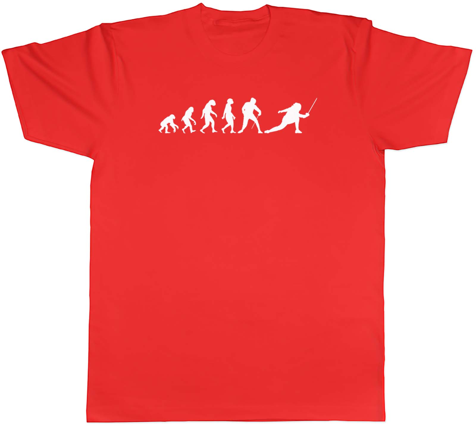 Evolution of Fencing Unisexs Unisex TShirt Tee S