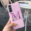 Für Samsung S21 5G Hülle S21 Ultra Plus Niedliche Buchstaben Abdeckung Für Samsung Galaxy S21 Plus 5G S21+ S 21 Ultra Handyhüllen Weiche Fundas