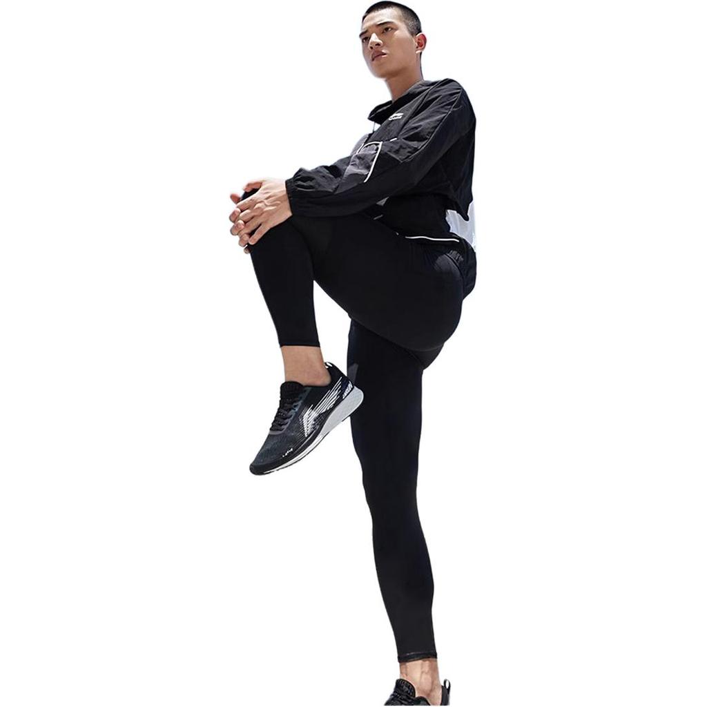 Li Ning Fitness Series Sports Pants Men's Black YULT081-1