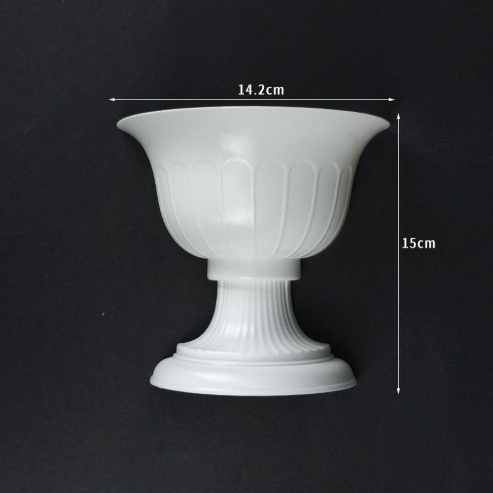 New French Oil Painting Half Wall Vase Hand-Painted DIY Half Wall Flower Pot White Wall Mounted Vase Floral Arrangement