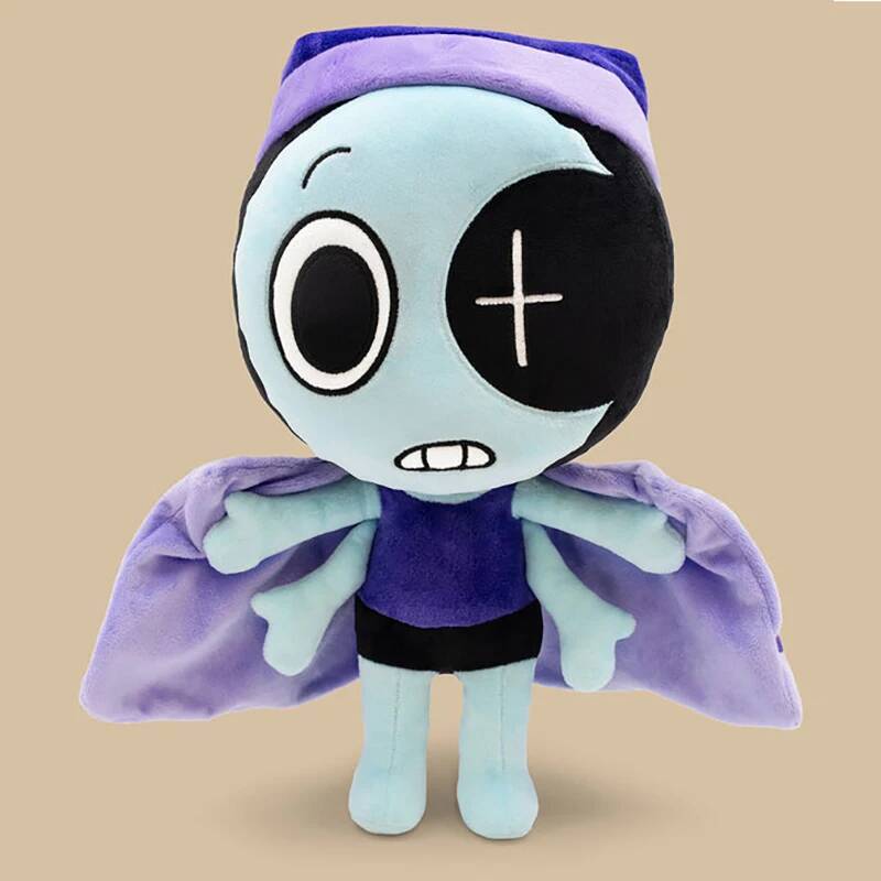 Anime Dandys World Astro Jucării de Pluș Drăguț Clovn cu 4 Mâini cu Stea Albastră Magnetică Colecționează Păpușă de Pluș Pentru Cadouri de Ziua de Naștere a Copilului Jucării