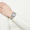 CALVIN KLEIN Rebel Series Watch Quartz Movement Leather Strap 29mm Gray Dial Women's Watch 30 Meters Waterproof K8P231Q4