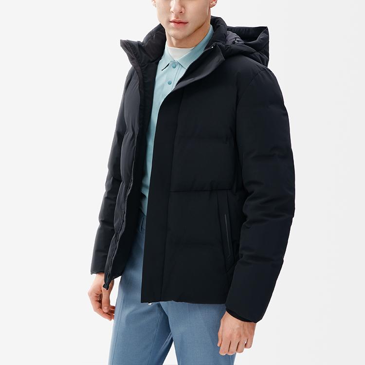 New FILA Down Jackets Men's Jet Black F11M242907F-BK
