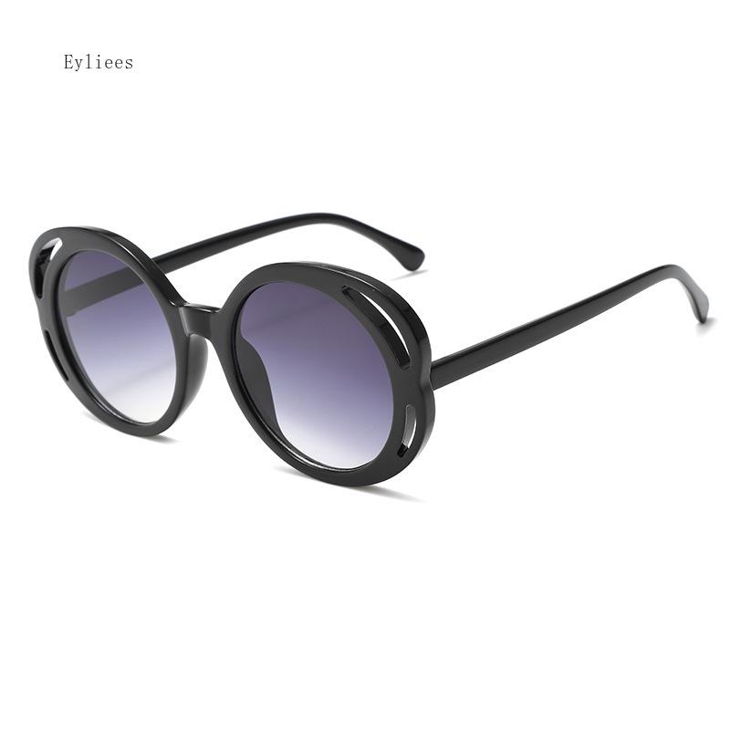 

New in Fashionable Female s Vintage Camellia Sunglasses Large Frames Pattern Unique Style European American Popularity gafas