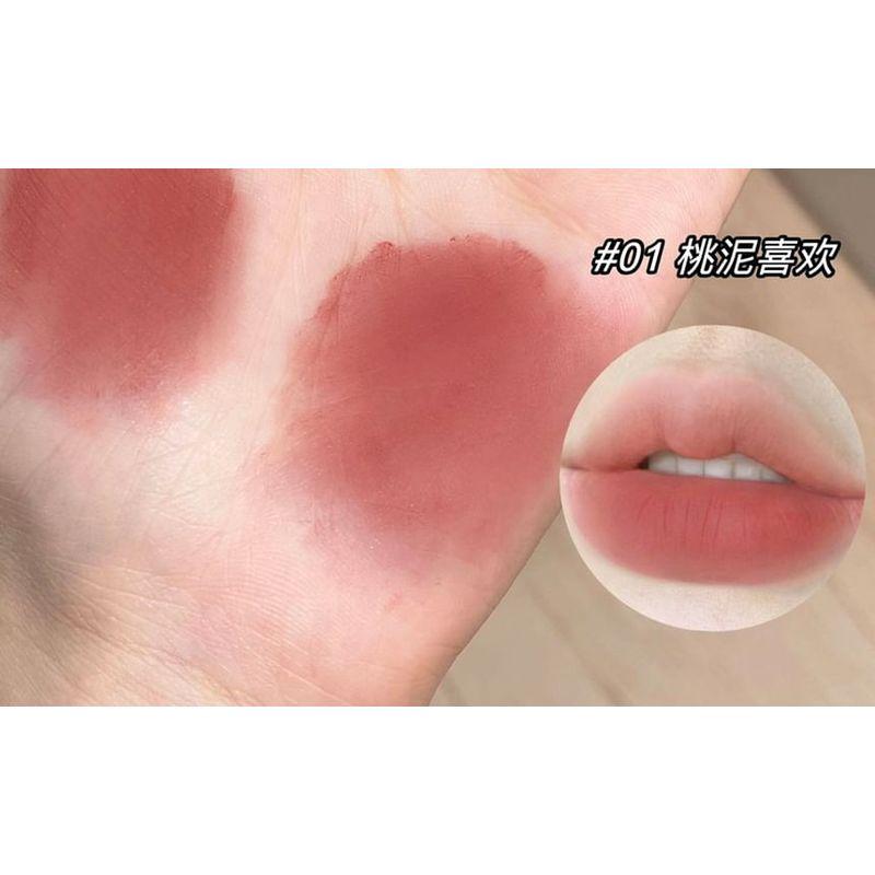 Art Value - Cute Bear Keychain Velvet Lip Mud - 6 Colors