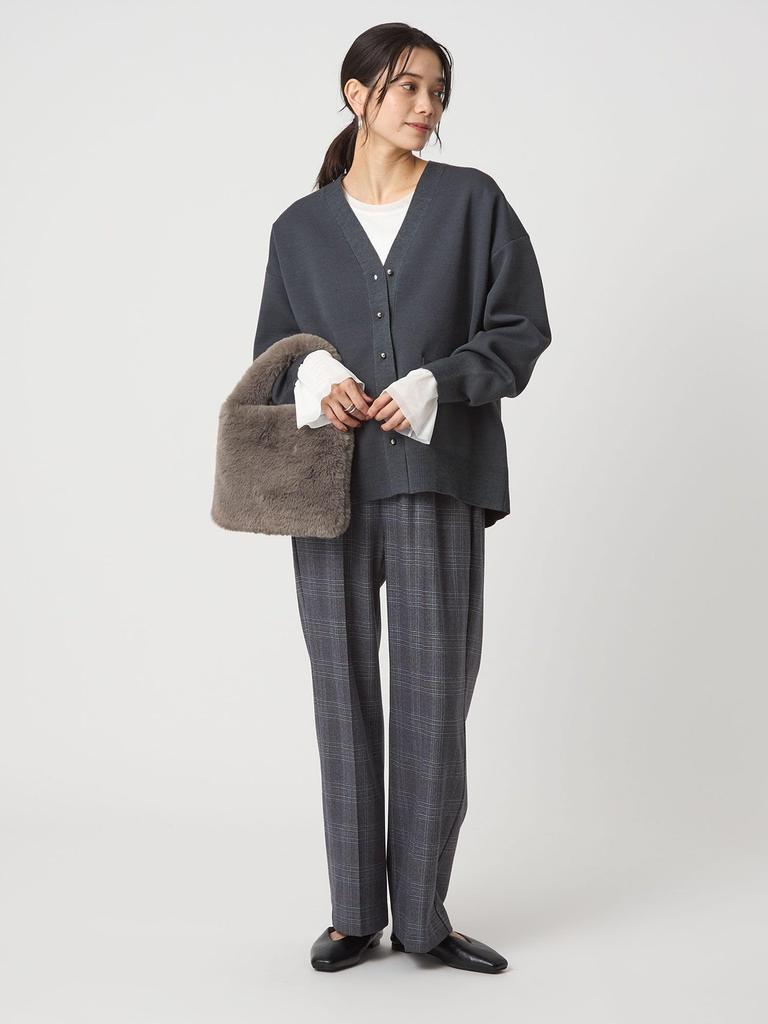 United Arrows Green Label Relaxing Washable Puff Knit Cardigan, 36281190960, 0300, OFF WHITE (03), FREE Shipping