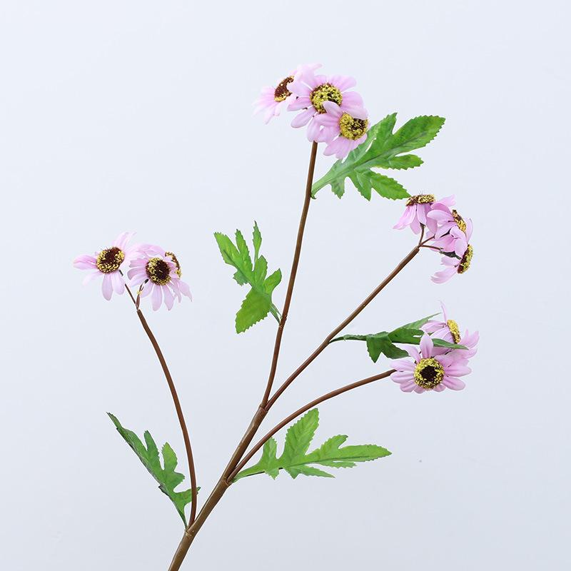 

Садовый цветок-имитация, маленький цветок подсолнуха, украшение для дома, имитация растения в горшке, искусственный цветок персиковый