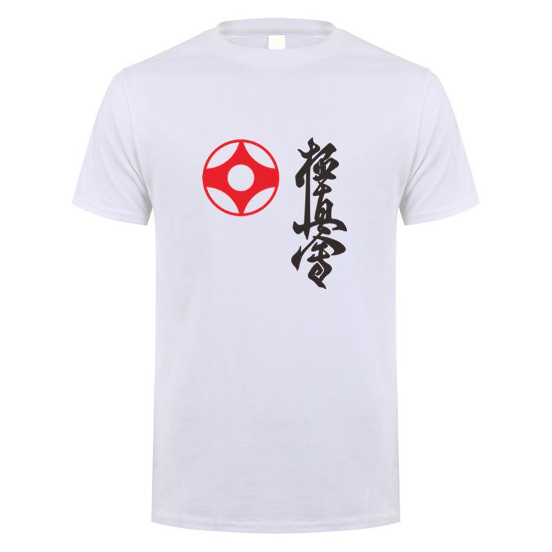 Kyokushin Karate Masutatsu Oyama Giappone Maglietta Unisex Cotone Manica Corta Kyokushinkai Kyokushin Maglietta Top
