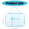 Magnetisches zweiseitiges Whiteboard Hängendes Memo Board, Abwischbares Kinder Zeichenbrett Set mit Stiften und Magneten,