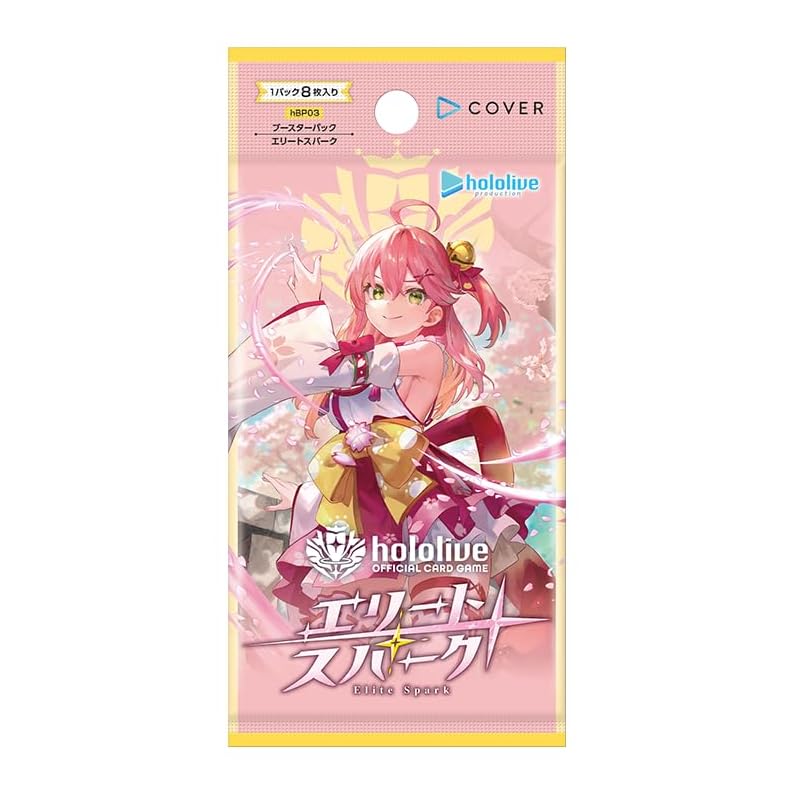 Hololive Card Game Booster Pack 3 Elite Spark BOX (Shrink-wrapped, Unopened)