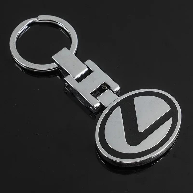 

Для Lexus LS LC RZ IS350 ES300 GS350 CT200h GX460 LX570 RX500h NX300 UX260 LM Высококачественный металлический брелок для ключей автомобиля чёрный