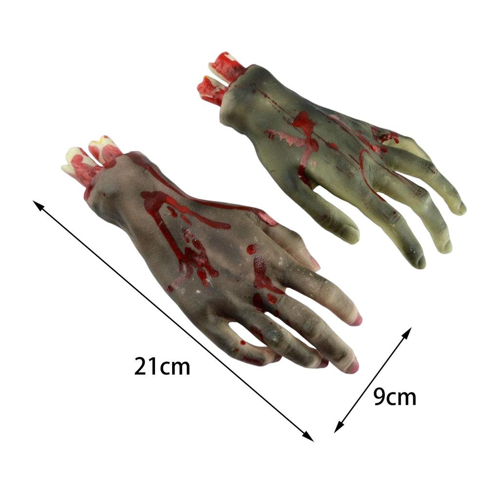 Enge Kunstmatige Hand Voeten Props, Truc Props Halloween Lichaamsdelen voor