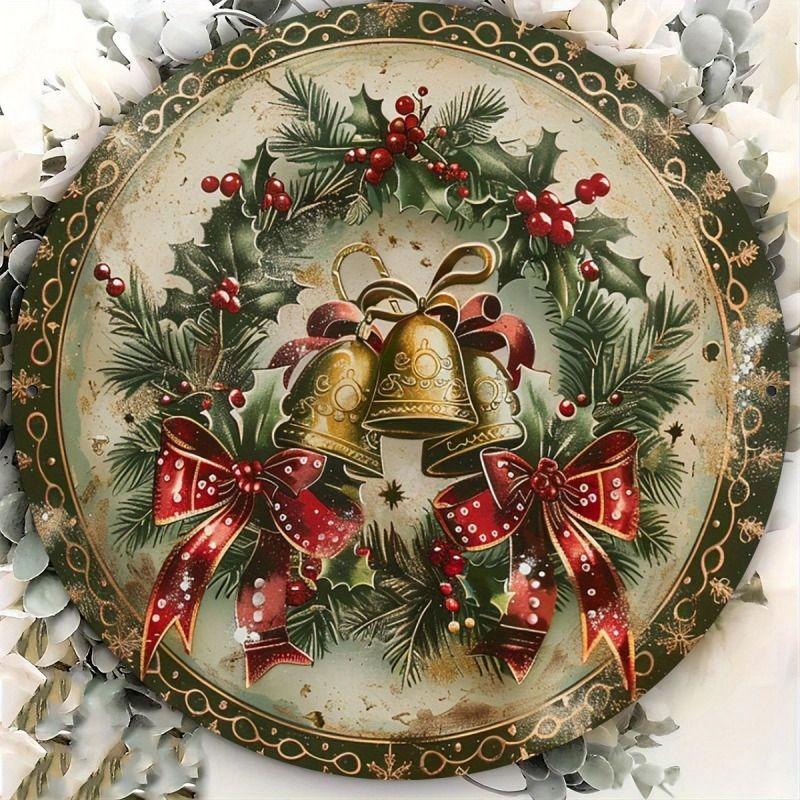 2D Flat Hanging Decorative Metal Sign Hand Painted Art