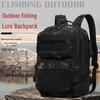 Wildman Island 1000D Outdoor Doppelschultertasche für Angeln, Große Kapazität Taktische Sportarten, Wandern und Bergsteigen