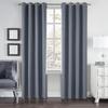 Curtains Full Blackout Plain Perforated Vertical Curtains, Bedroom Living Room Sound Insulation Finished Curtain Fabric