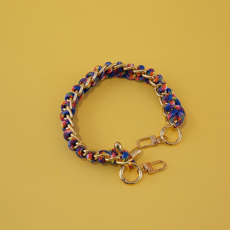 DIY Lady Handbag Braided Bag Straps Handmade Rope Woven Design Short 40cm Length Bag Strap Easy Matching Chain Shoulder Bag Belt