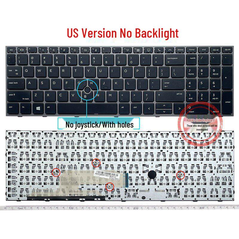 Compatible Built-in Keyboard for HP ZBook 15 G5/G6 & 17 G5/G6