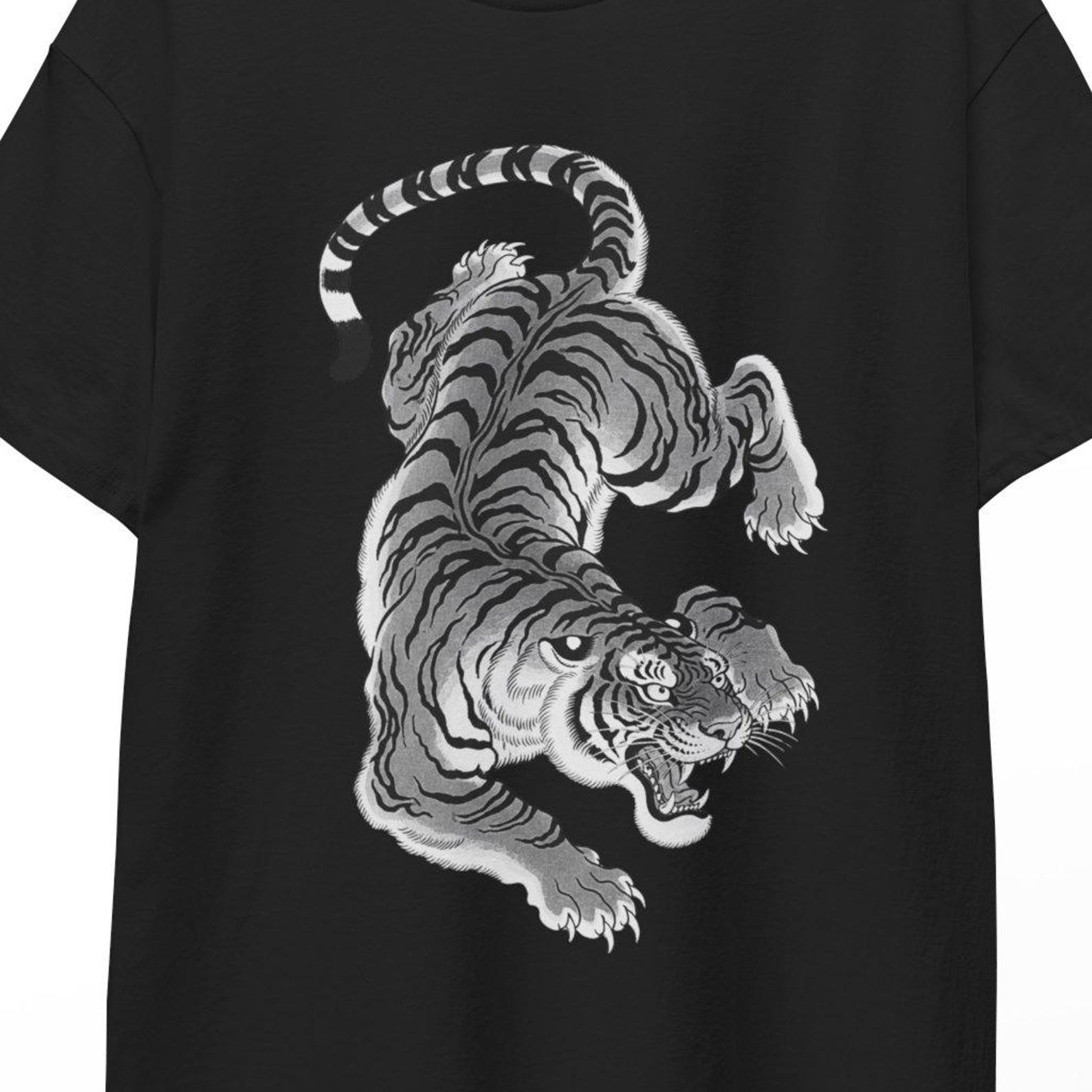 Tiger Graphic TShirt, Bold Tiger Shirt, Wild Animal Tee,Aesthetic Tiger Design,Jungle Wildlife Shirt,Gift for Animal Lovers,Streetwear Style 3XL