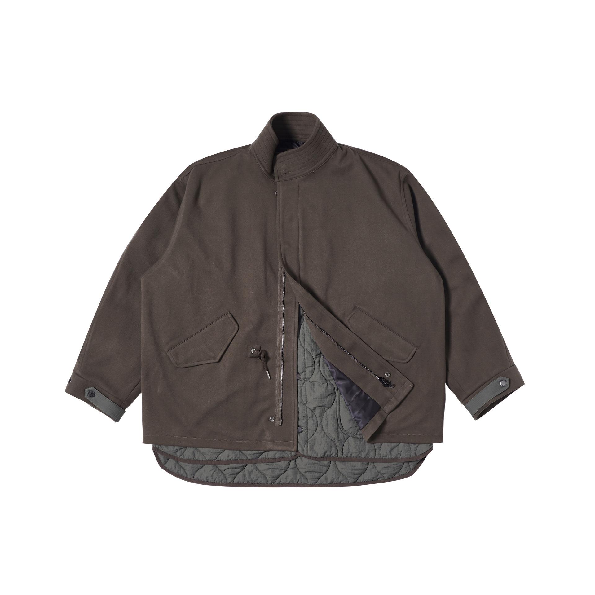 Мужской японский ретро шерстяной тренч - Двухкомпонентная оверсайз хлопковая куртка для пар Medium