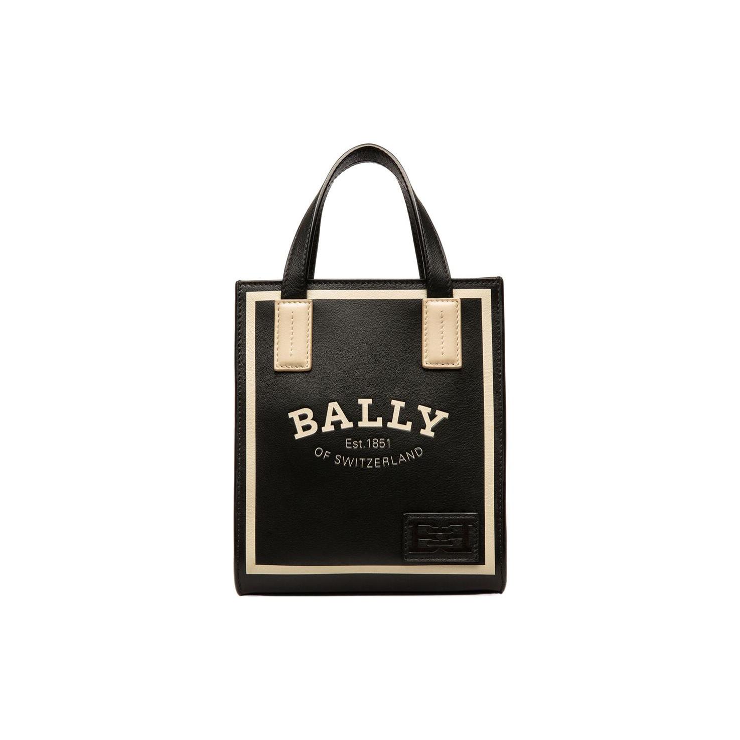 

Новая сумка-тоут BALLY Crystalia из телячьей кожи, сумка для покупок, сумочка мини, женская, черная 6301557 15.5*6.1*18.0CM