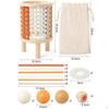 28 Colourful Sticks Dice Games, Wooden Board Game Montessori Toys, Don't Let The Ball Drop Travel