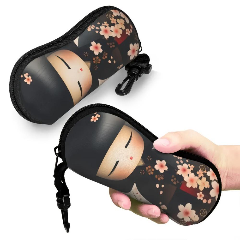 

Однотонный чехол для солнцезащитных очков с брелоком для подвешивания, аксессуары для очков 4