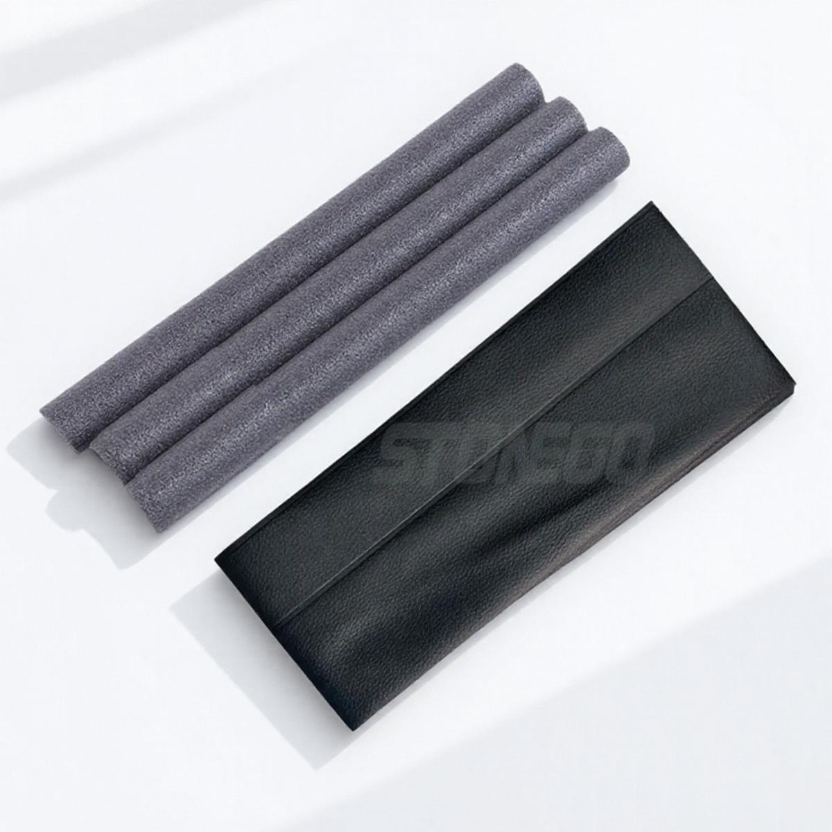 

Waterproof Door Seal Strip Weatherstrip Double Silicone Rubber Soundproof Dustproof Door Bottom Guard чёрный