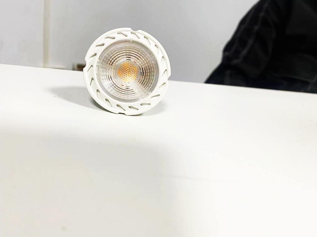 LED Spotlight GU10 Base, High Color Rendering Ra98+, 5W (Equivalent to 50W Halogen), 400LM, 3000K Warm White, Suitable for Enclosed Fixtures, Energy