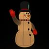 VidaXL Inflatable Snowman with LED 300 Cm, Inflatable Figure, Christmas Party Decoration, Inflatable Decoration, 345369