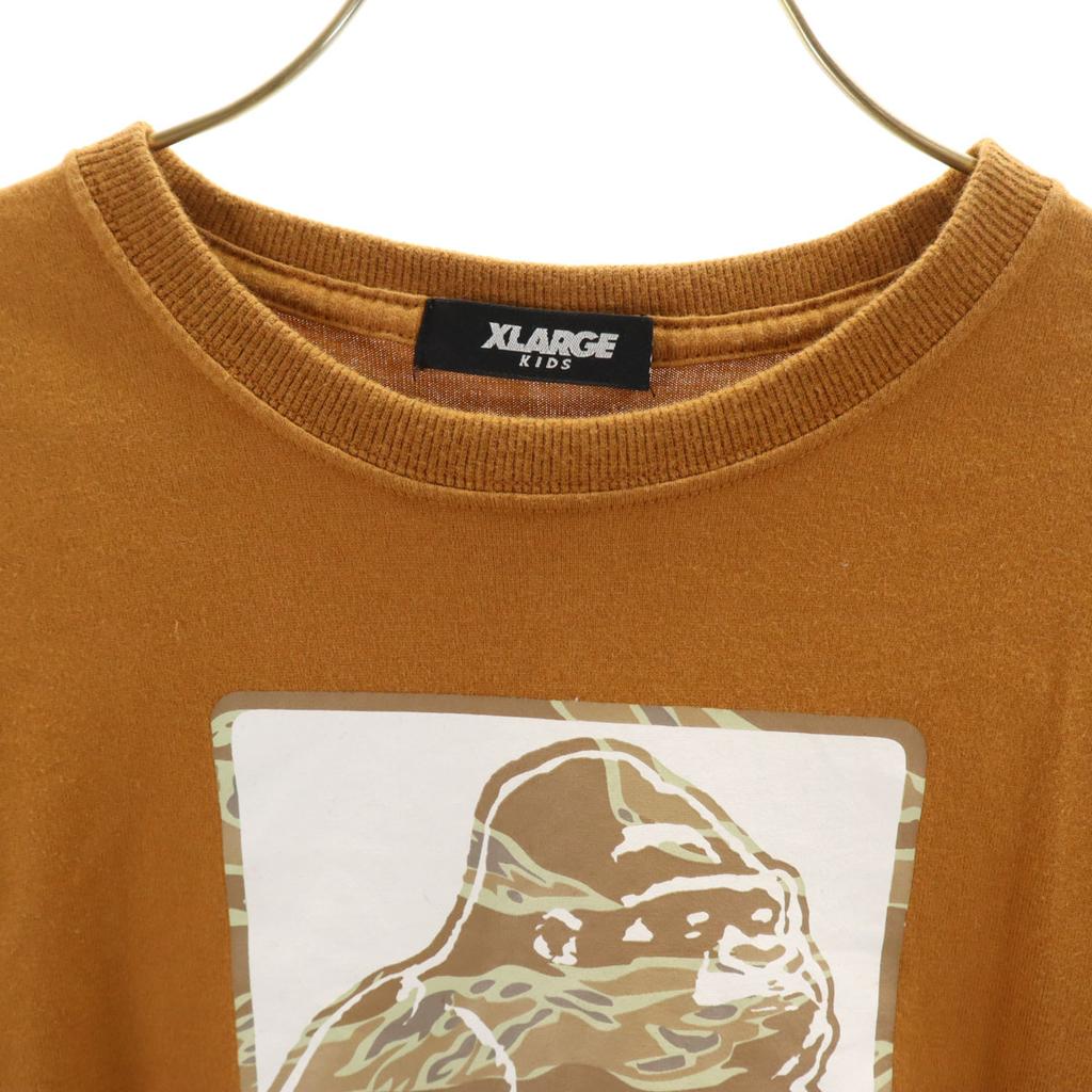 XLARGE Short sleeve T-shirt 120 Beige KIDS Kid's Used