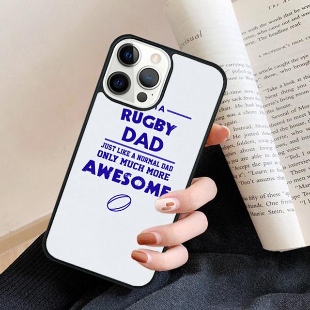 Keep Calm and Play Rugby Phone Case Back Cover for iPhone 17 Air 16 15 14 13 11 12 Pro Max Plus Fundas Coque