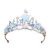 New Alloy Diamond encrusted Beaded Headwear Handcrafted Crown for European and American Brides Starfish Sequined Wedding Princess Crown